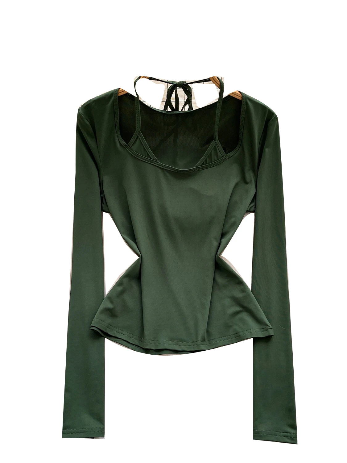 سليم صالح طويل Sve تي شيرت المرأة Sle الإبداعية تخفيف النسخة الكورية V-ne لون نقي الفتاة تصميم تحسس ter #5