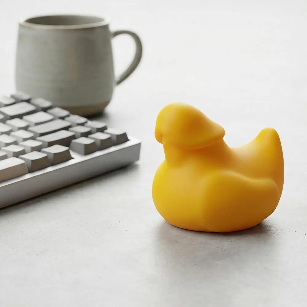 Funny Rubber Duck Car Dashboard Decor Creative Naughty Duck Ornaments Mature Humor Prank Gift for Friends Office Desk Accessorie