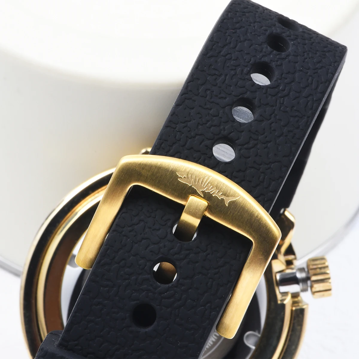 Heimdallr Men Diver Watch 47mm Aluminium Bronze Tuna Case Automatic Mechanical Wristwatch 30ATM Waterproof C3 Luminous NH35