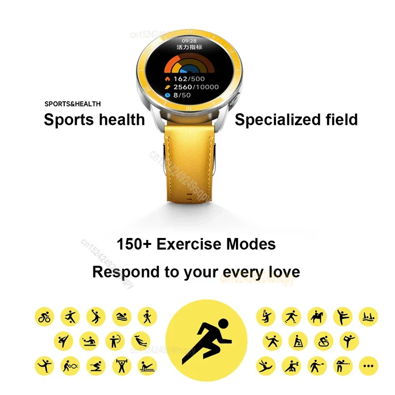 Xiaomi-S3 eSIM نسخة Smartwatch للرجال والنساء ، الأكسجين في الدم ، الإجهاد ، كشف النوم ، 5ATM مقاوم للماء ، تتبع الرياضة ، S3 ، 2023