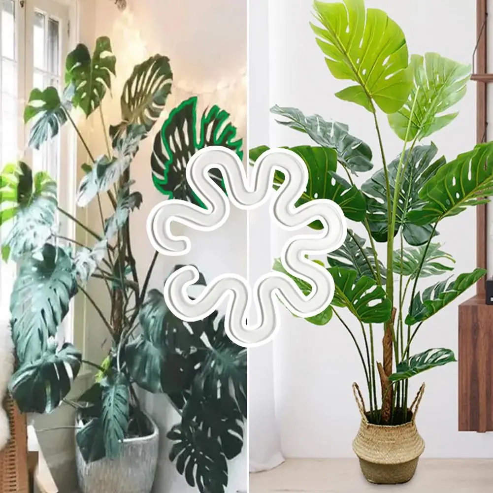 Flower Shape Plant Holder Indoor Plant Support Reusable Monstera Plant Support Holder Set for Indoor Outdoor Plants Flower Shape