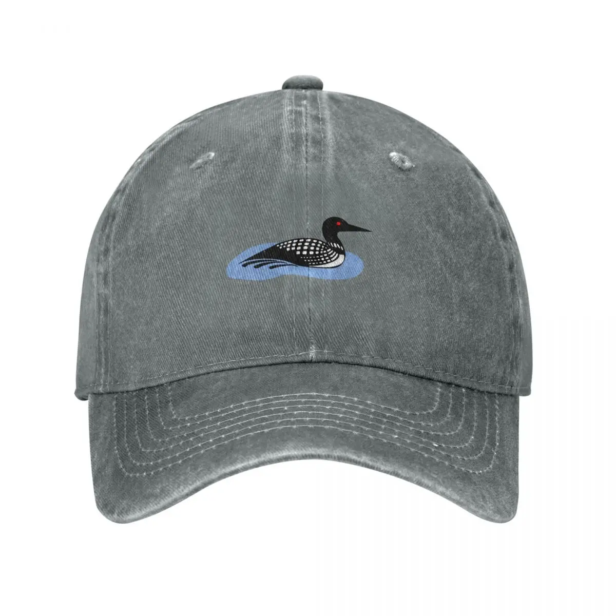 Loon in water Baseball Cap Christmas Hat Designer Hat Boy Child Women's