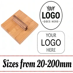 Large Custom Stamp Logo Seals Personalized Wooden Stamp self inking Stamp For Business/Packaging/Wedding/Name Logo stamps