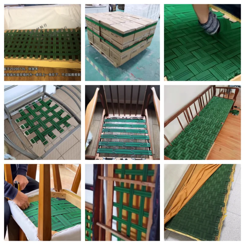 Special Elastic Bandage for Trampoline, Rubber Band, Green Widened, Home Back Accessories, Sofa, 7 cm, 4 cm, 5cm Wide