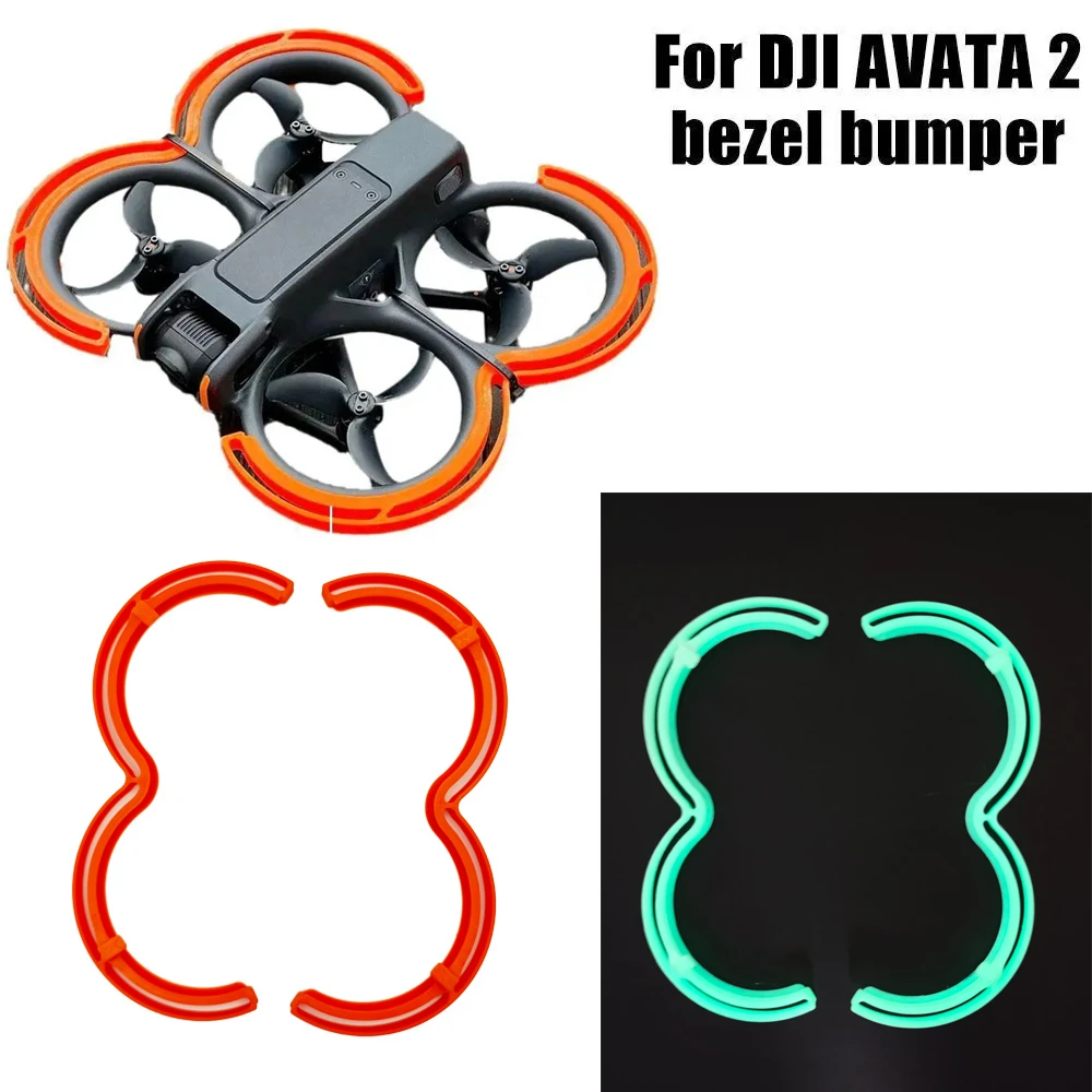 For DJI Avata 2 Drone Accessories Protective Bumper Ring Propeller Guard Anti Collision Impact Protectors Prop Bumper