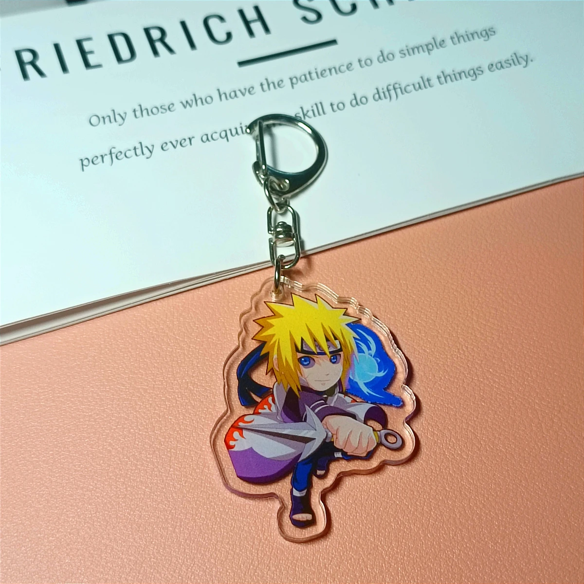 Anime Acrylic Keychain- Sasuke Kakashi Cartoon Character Pendant, Suitable for Bags and Keys,cosplay gifts Perfect Gift for Fans