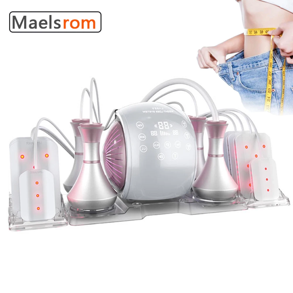 80K 5 In 1 Cavitation Vacuum Slimming Ultrasonic Liposuction Machine With 8 Laser Pads Laser Shaper Beauty Shop