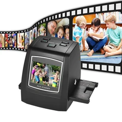 High-Resolution 14MP/22MP Film Scanner Convert 35mm/135mm/126mm/110mm Color Monochrome Slide Film Negative into Digital Picture