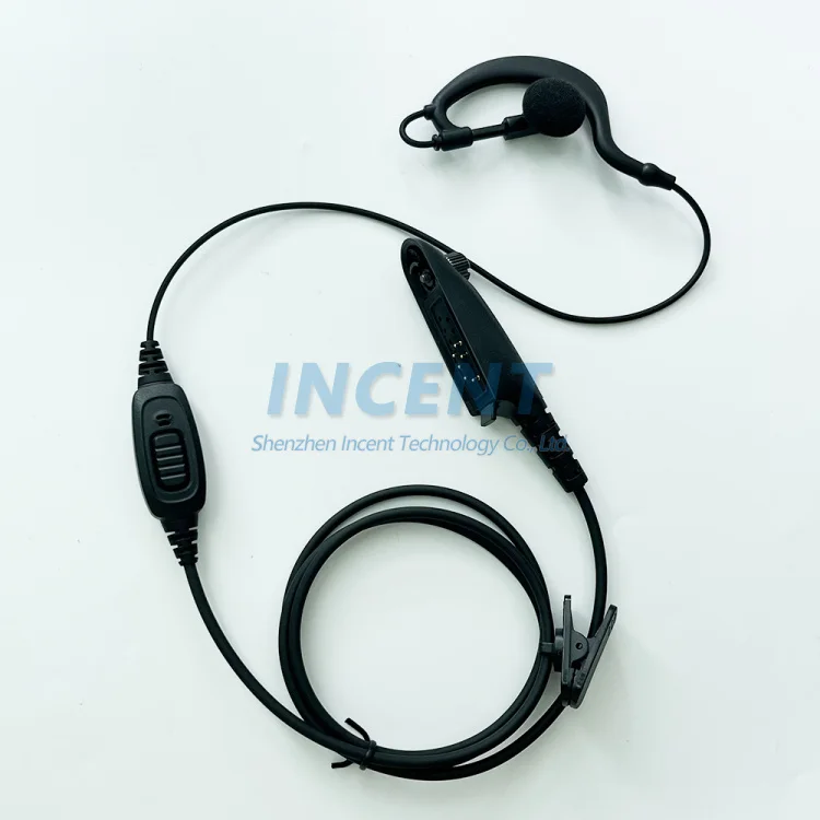 VOIONAIR 2pcs/lot Ear Hook Earpiece Headset for Motorola GP328 GP338 GP340 HT750 Radio with In-line PTT