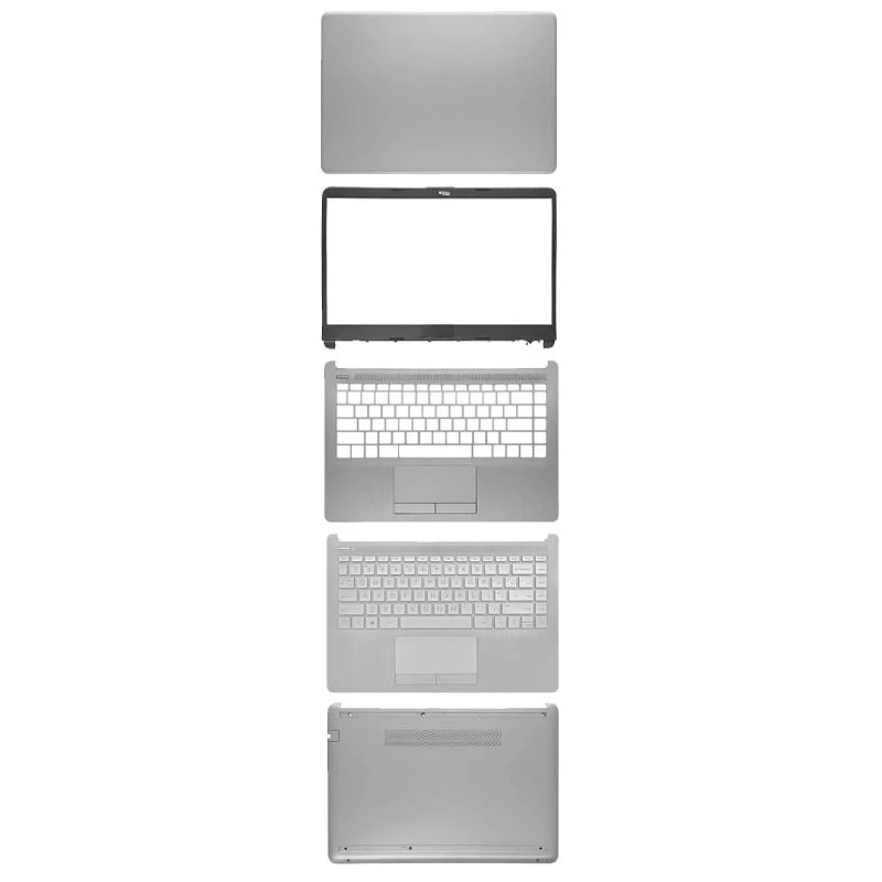 

New LCD Back Cover For HP 14-CF 14-DK 14-DF 14-DP 14S-CF 14S-CR 240 245 G8 340 G5 TPN-I130 Front Bezel Palm rest Bottom Case