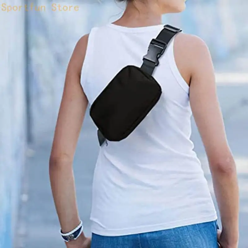 Nylon Waist Bag Men Crossbody Fanny Pack Phone for Running, Travel, Sports X7JD
