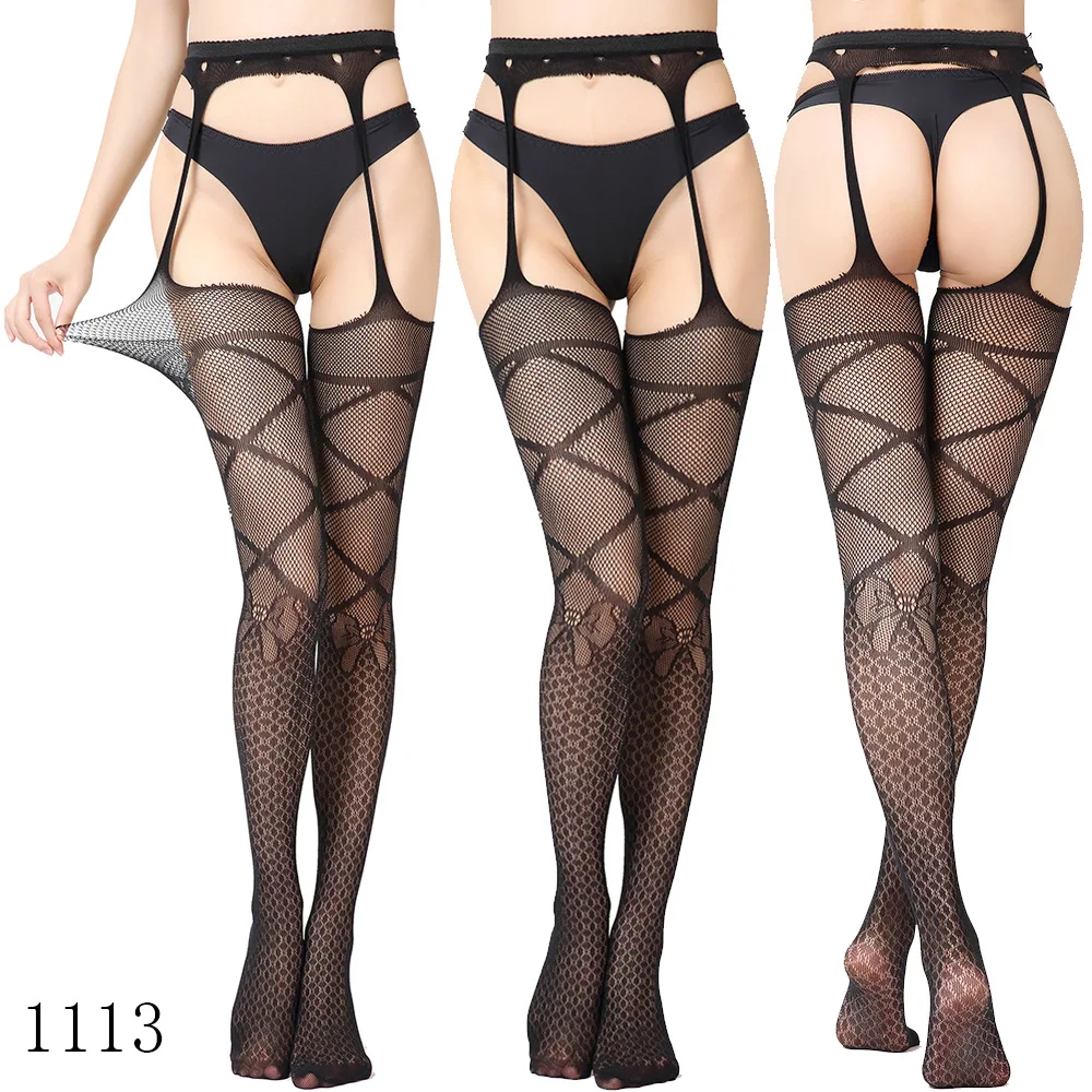 Women Sexy Stockings Garter Belt Thigh High Stockings Erotic Lingerie Fishnet Stockings Tights Pantyhose Dropshipping Wholesale