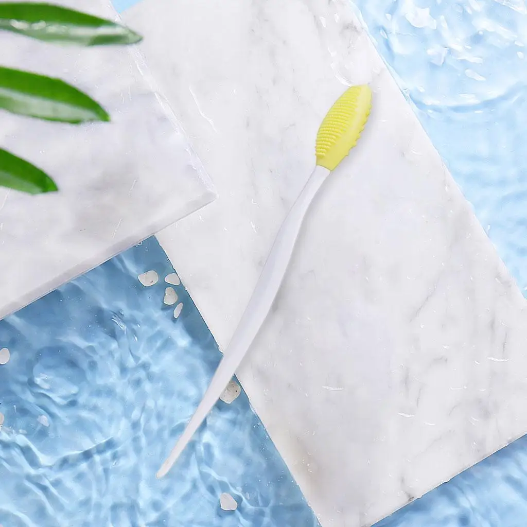 Ferramenta de escova de lábios dupla face, Face Scrubber, Esfoliante de silicone, Mini esfoliante para cuidados com a pele facial