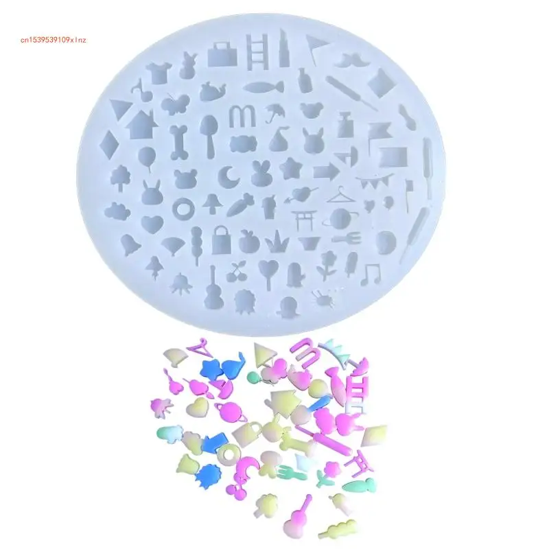 DIY Filler Various Symbols Silicone Mold DIY Keychain Pendant Mould