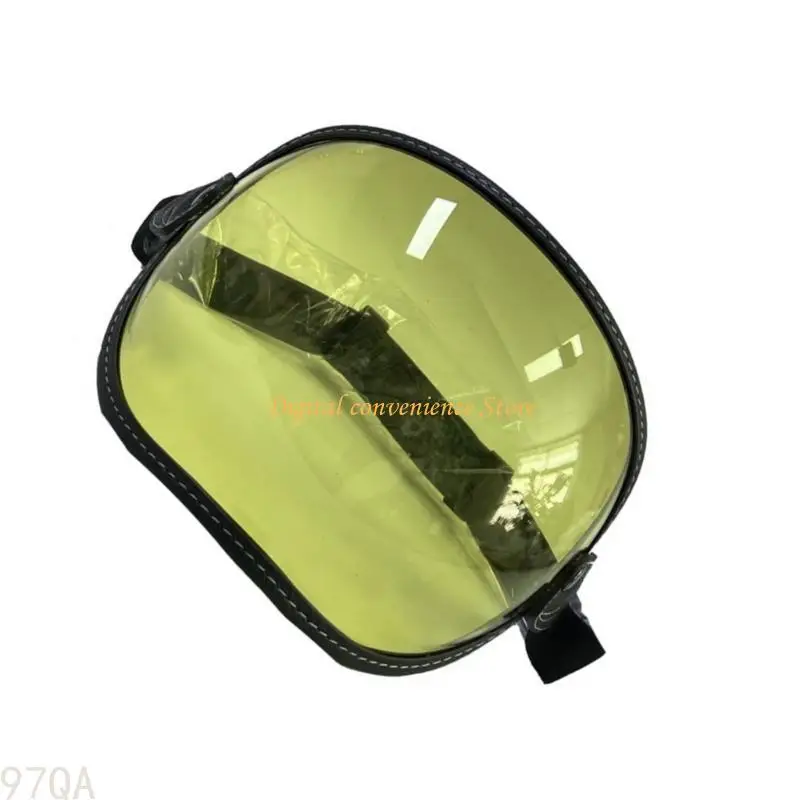 

97QA Helmets Shield Bubble Lens Replacement Helmets Goggles Open Face Helmets Lens Impact Resistance Windproof Lens