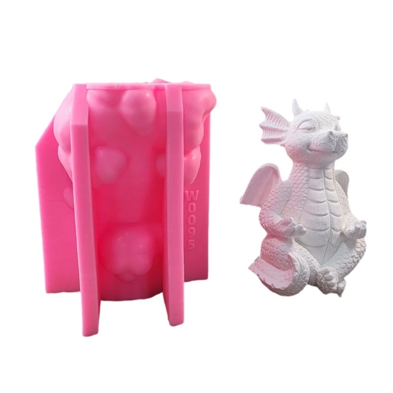 

Dragon Crystal Ornament Mold Animal Theme Mould Epoxy Resin Mould for Jewelry Making and Handmade Craft Dropship