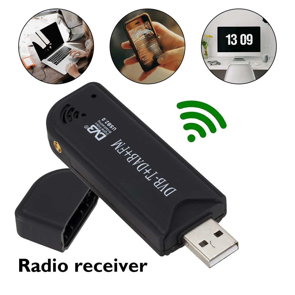 Mini Digitale Tv Ontvanger Usb 2.0 Dab Fm RTL2832U R828D fc0012 Sdr RTL-SDR A300U 25Mhz-1760Mhz Ontvangen Frequentie tuner Dongle Stick