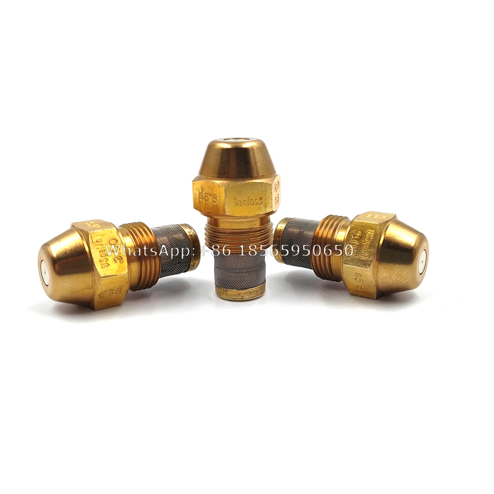 60/45/80 Degree Oil Nozzle,Brass Diesel Methanol Atomization Spray head oil fuel injection Air Atomized spray jet