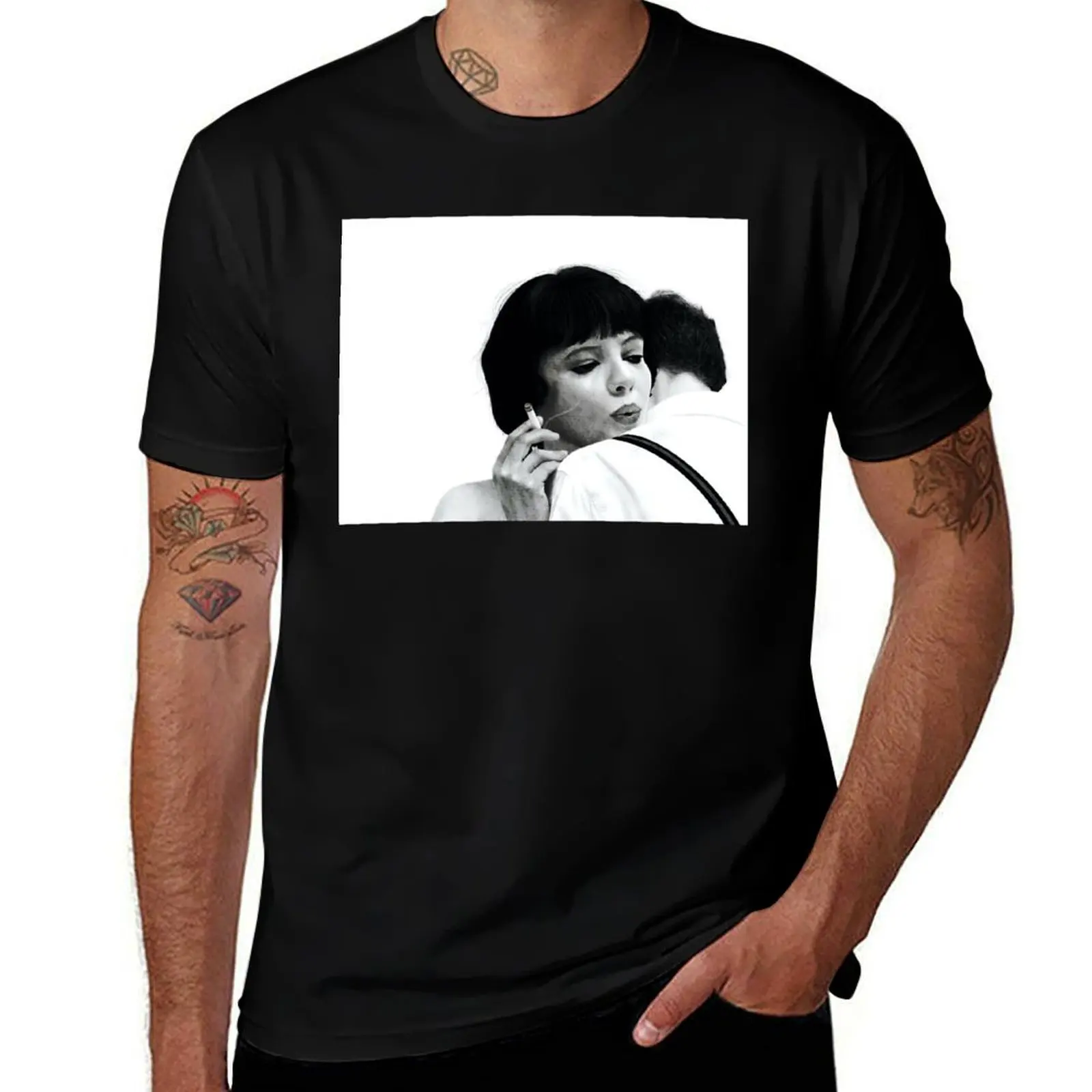 

Vivre Sa Vie T-Shirt Anime t-shirt Luxury man summer tops plain t shirts men