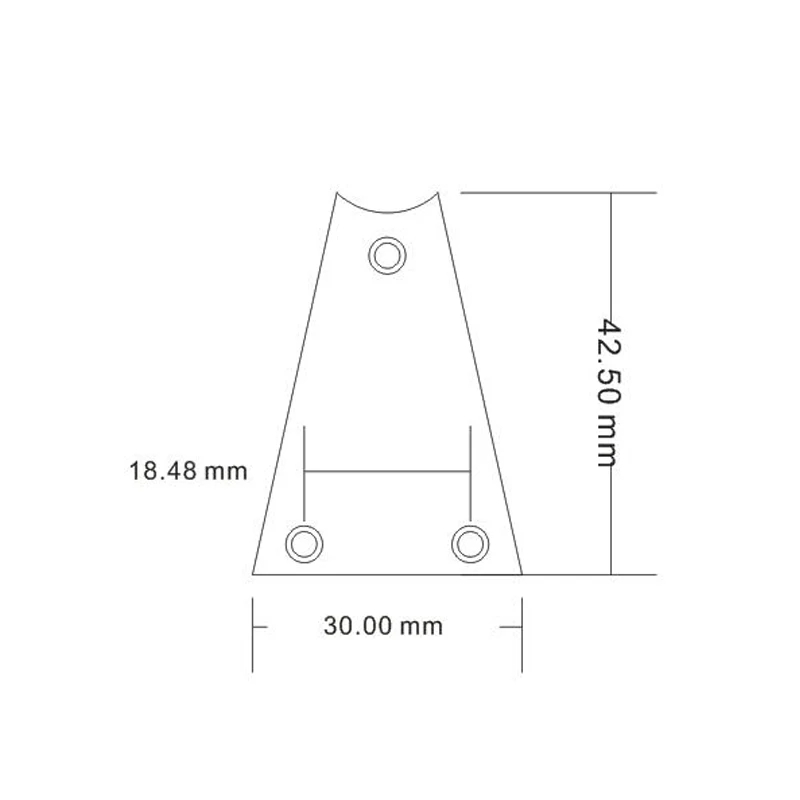 3 Ply Triangle Guitar Truss Rod Cover 42.5x30MM 3 Hole Truss Rod Plate Multi Colour Availalbe