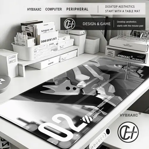 Imagen 2 del producto Alfombrilla de ratón de Anime N-Neon-Genesis- Evangelion E-EVA, alfombrilla de escritorio con almohadilla, accesorios para juegos Prime Gaming XXL, 1 ud.