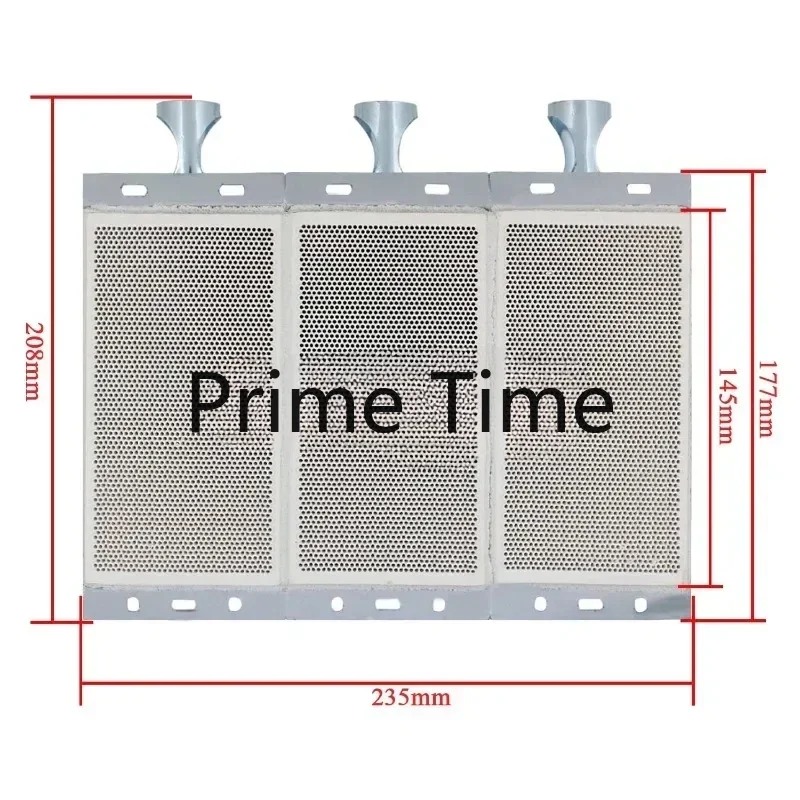 board 1pc ceramic honeycomb soldering board for gas heater refractory heating stove Gas Stove Head soldering