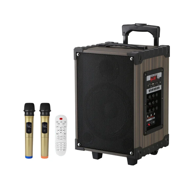 Professional LT-912 BT Wireless Speaker Trolly Outdoor Dj Sound Box Bass Speaker for Music Portable Karaoke Party Battery OEM