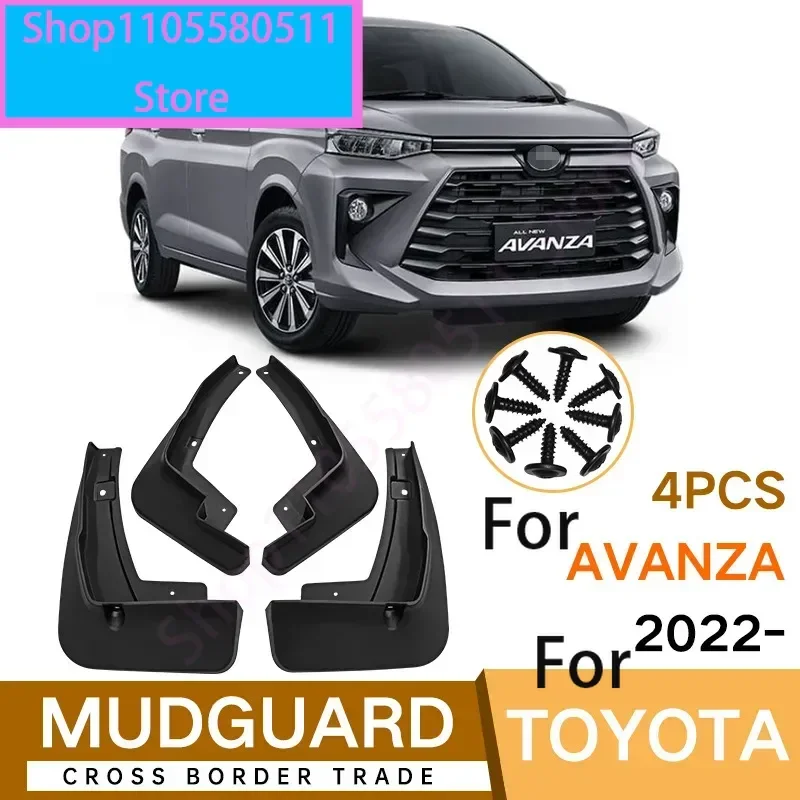 Guardabarros para Toyota Avanza 2022-2024, Protectores contra Salpicaduras, Accesorios para Auto