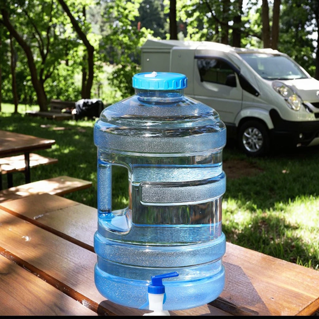 

18.9L Waterproof Food Grade Blue Polycarbonate PC Material Plastic Water Bottle With Tap For Outdoor Use