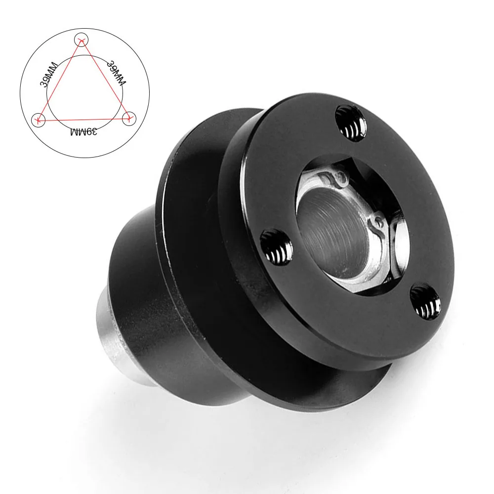 Universal Aluminum Alloy 360 Degree Car Steering Wheel Quick Release Disconnect Hub Adapter Auto Steering wheel Snap Off