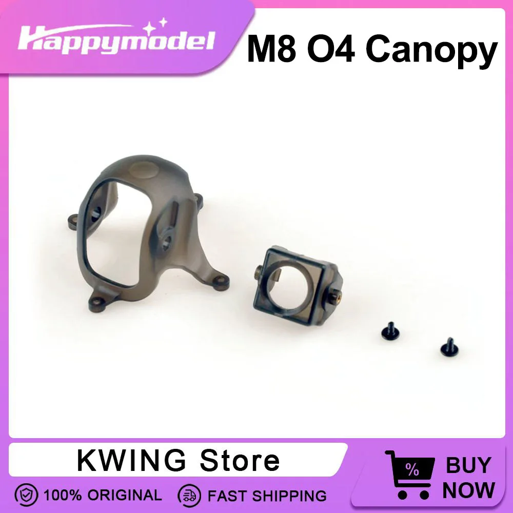 HappyModel Gehäuse für Mobula8 und Mobula7 O4 / O4 Lite Kamera mit verstellbarem Winkel