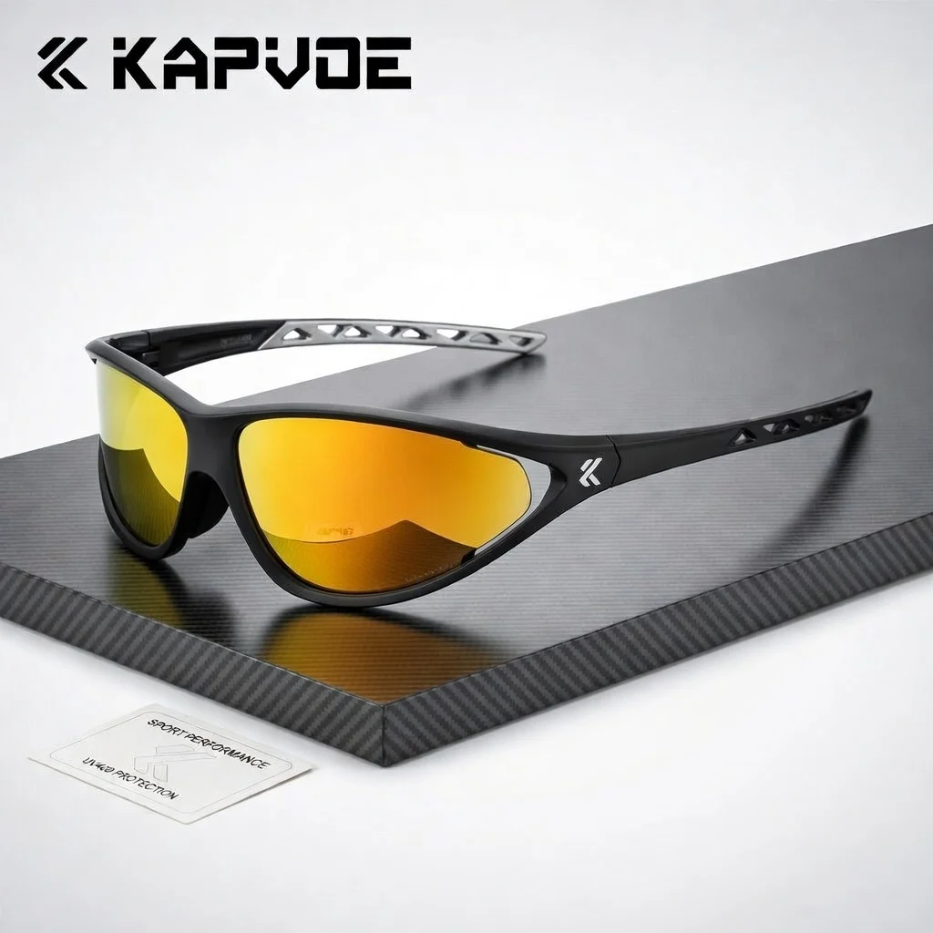 

Солнцезащитные очки Kapvoe New Highstreet, модные солнцезащитные очки для мужчин, фотохромные очки для велоспорта, очки для MTB, очки для походов, спортивные очки.