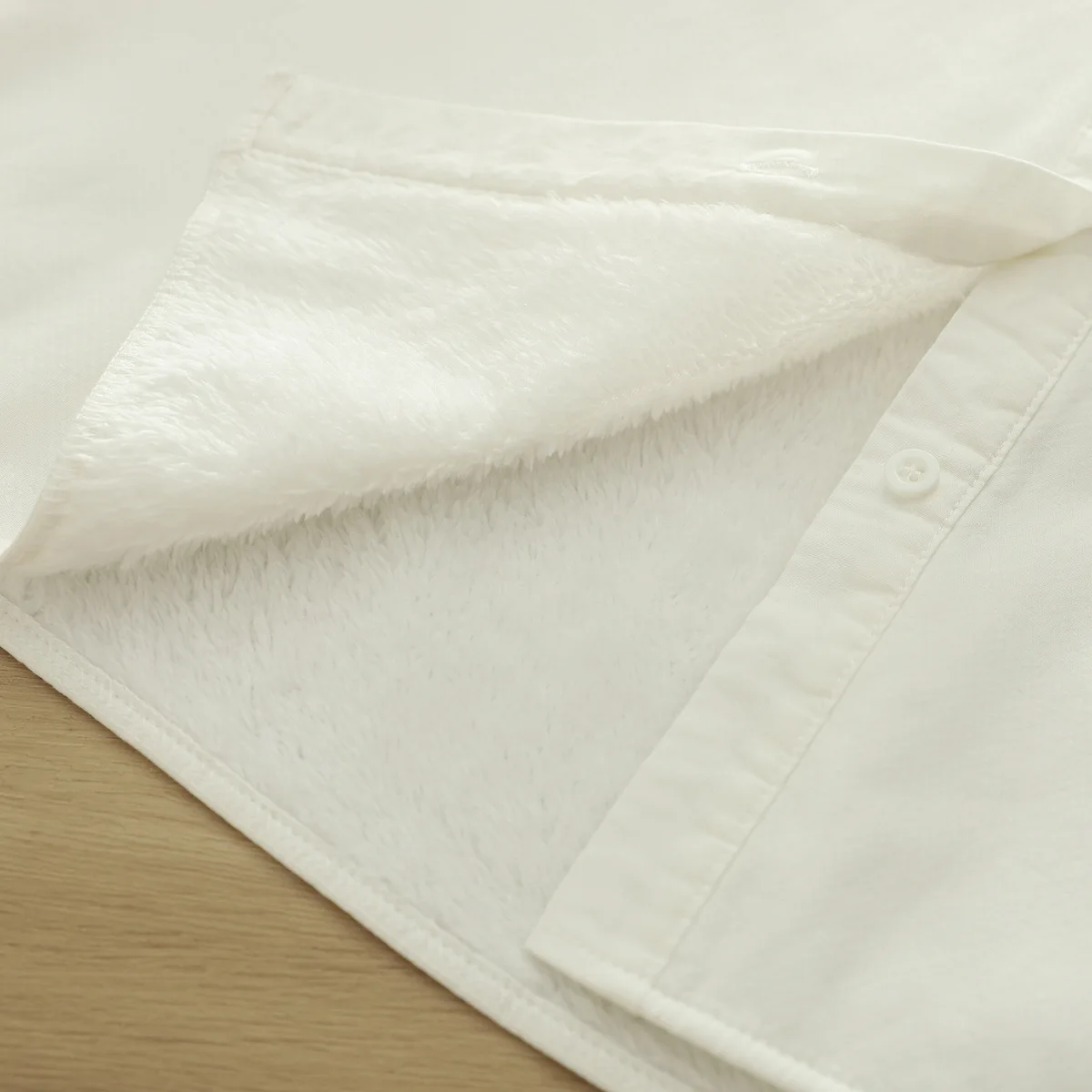 Nieuw herfst katoenen fleeceshirt met lange mouwen, dames opstaande ruches borduurwerk, Mori Girl warme losse blouse voor woon-werkverkeer T5O0114CC