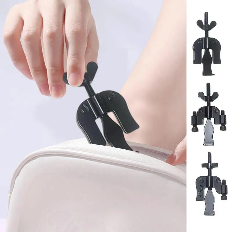 Serrure de porte portable pour voyage, serrure de sécurité pour hôtel, loquet pour chambre d'hôtel, serrure de porte de voyage, réglable à l'intérieur, sans perçage