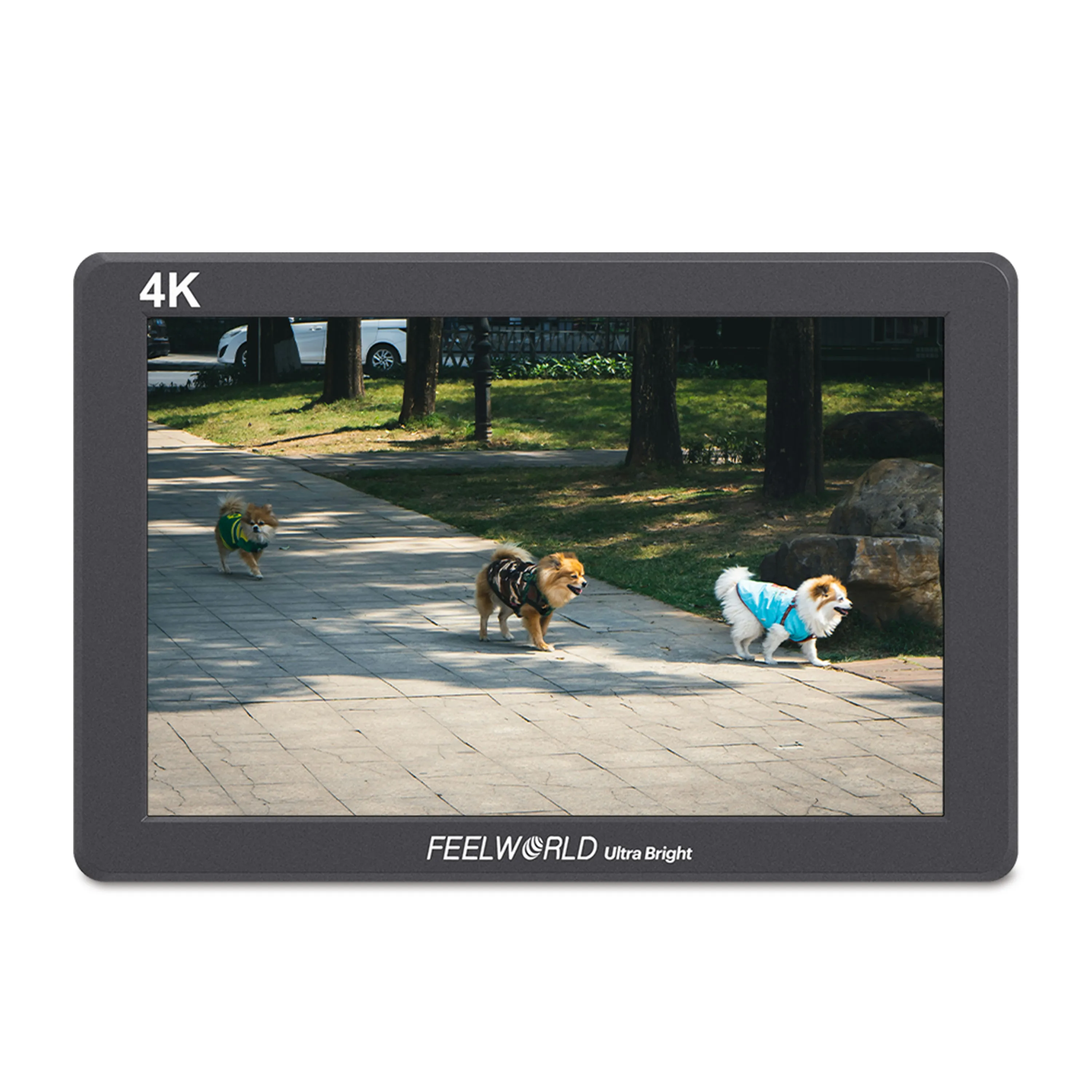 

FEELWORLD P7S Camera Monitor 7" 2200nit HDR 3G-SDI 4K HDMI I/O, Waveform Tools, Rugged Aluminum OEM Factory Direct