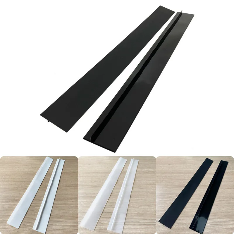 Silicone Stove Gap Cover Filler Counter Oven Slit Fill Strips Heat-Resistant Flexible Spill Guard Covers Seal Gap Cookware Parts