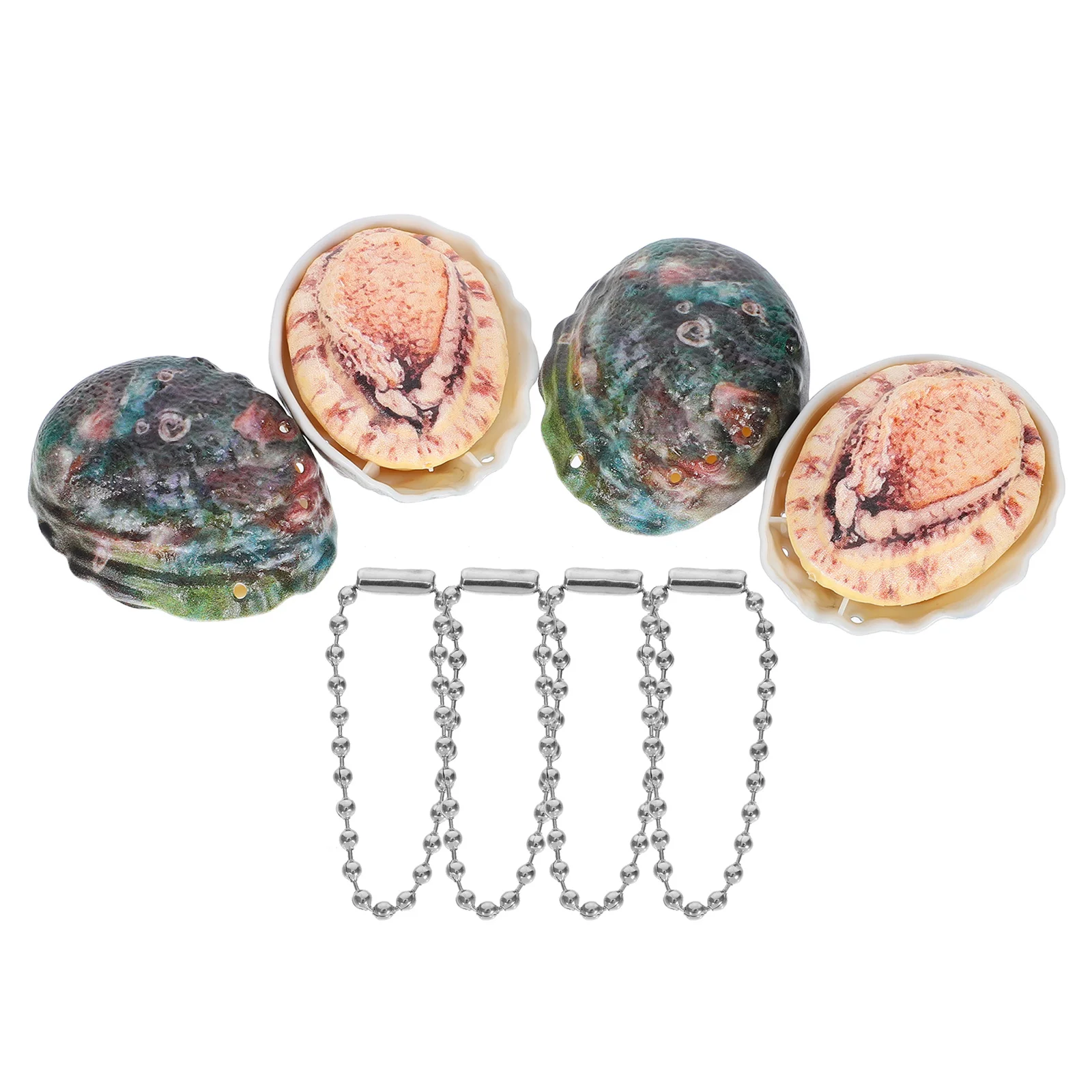 Pistola de agua de concha de abulón, diseño único, ligera, para piscina al aire libre, diversión en la playa, juguete de agua de concha de abulón falso, 4 Uds.