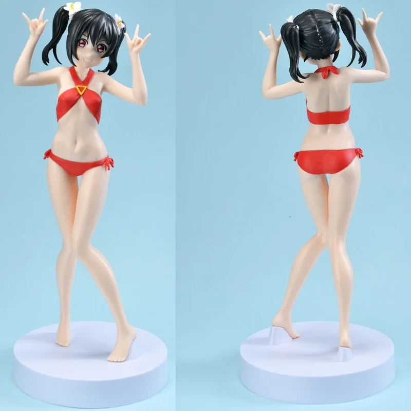 Auf Lager Original Bandai BANPRESTO EXQ Nico Yazawa SOMMER ver.Action Figur Animation ToyGift Modell Sammler Anime HobbyEchte