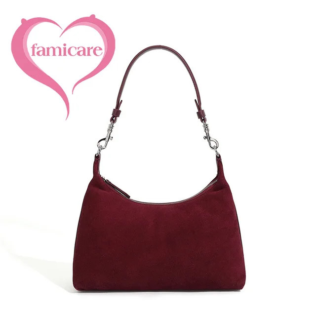 2024 nowa zimowa torebka damska damska matowa skóra moda torba na ramię pod pachami Tote Lady Fashion zamszowa torebka Crossbody Messenger