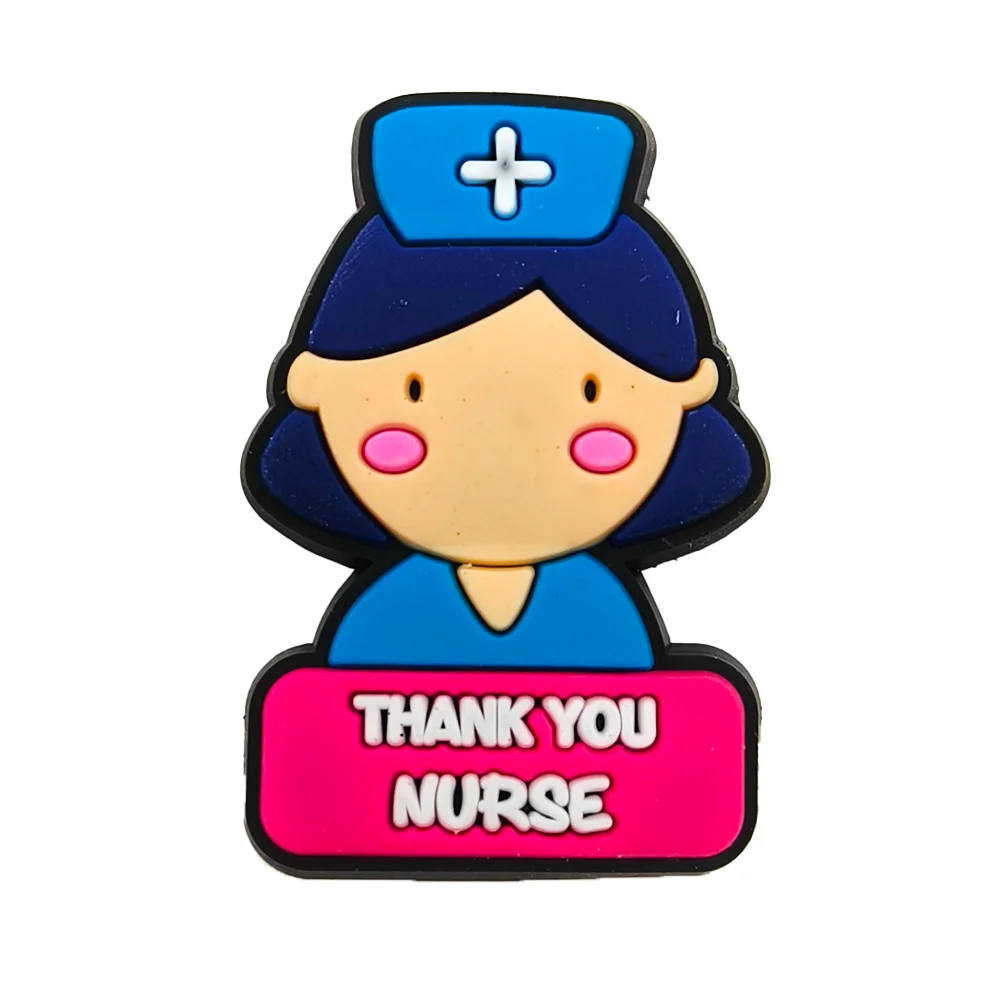 National Nurses Day Nurse Hat Needle tube Shoe Charms for Clogs Sandals Decoration Shoe Accessories Charms for Friends Gifts