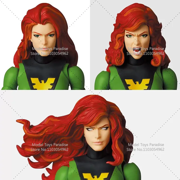 MEDICOM MAFEX 1/12 Woman Soldier Phoenix Super Hero Jean Grey Full Set 6inch Action Figure Collectible Model Gifts