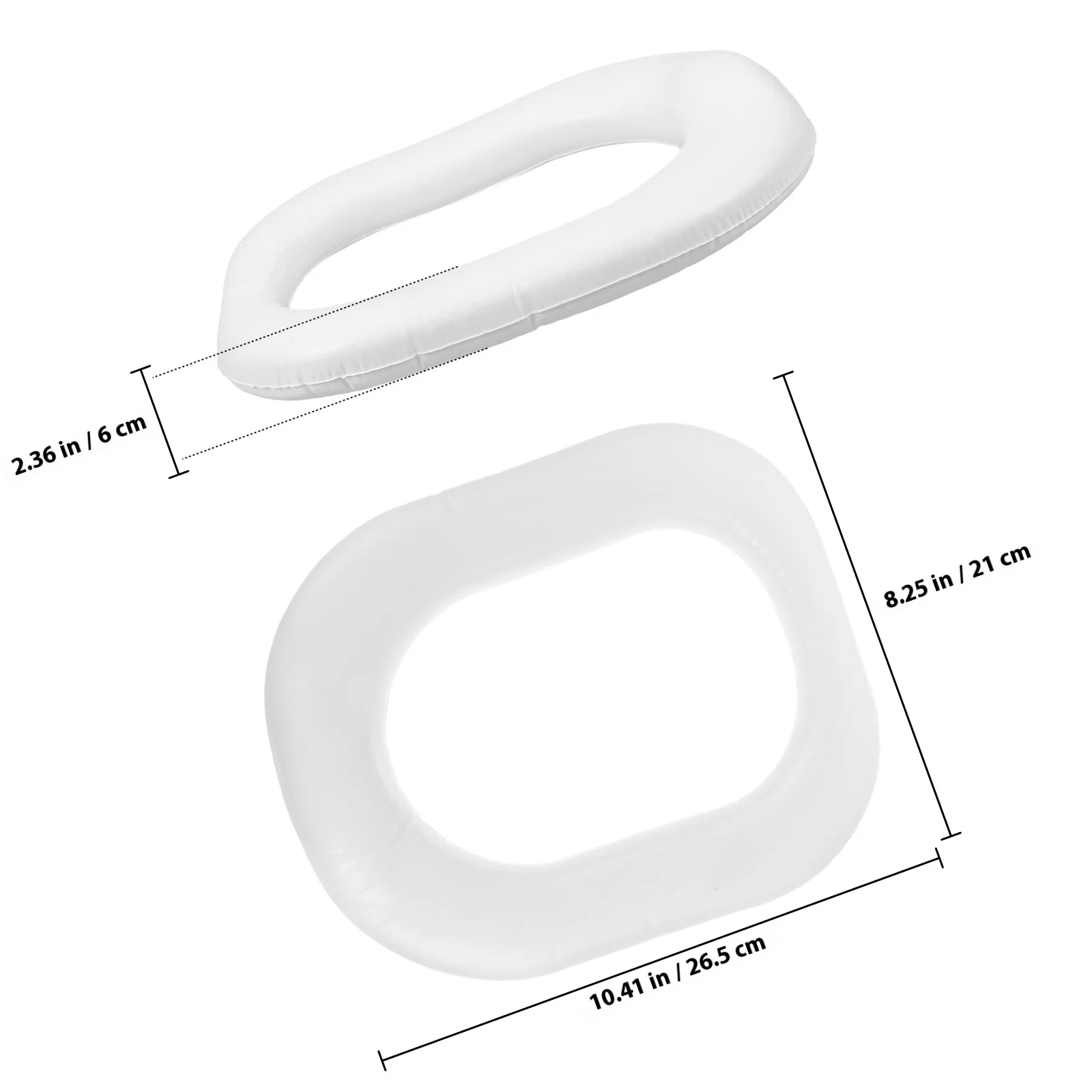 وسادة مقعد المرحاض من البولي يوريثان، ناعمة ومتينة وقابلة لإعادة الاستخدام، وسادة مرحاض محمولة للسفر للأطفال، بديلة مريحة لحمام الأطفال الصغار #6