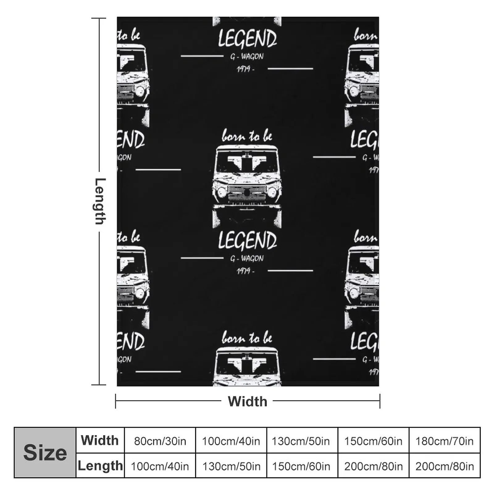 G wagon classic legend Throw Blanket Cute Blanket Sofas Thin Blankets