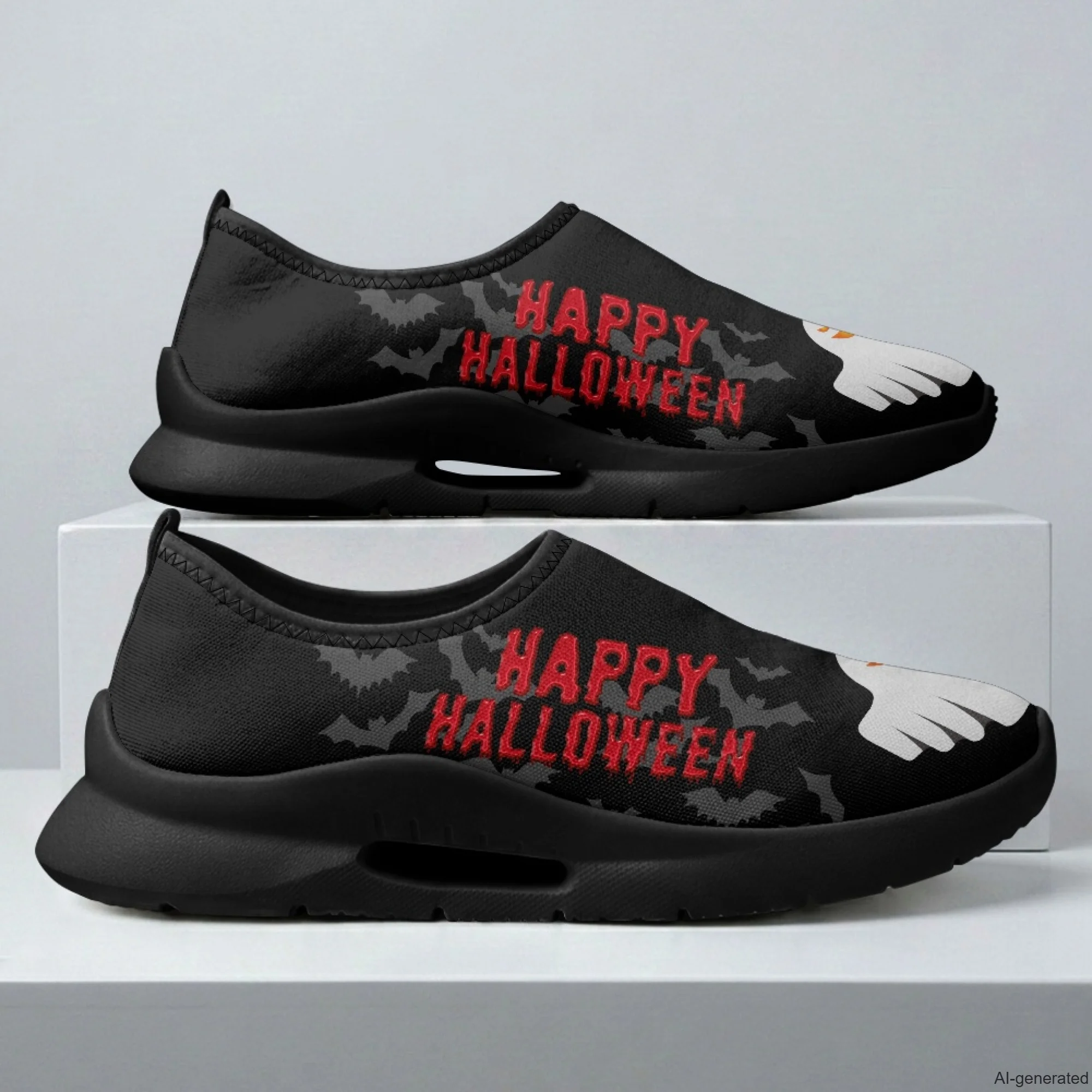 XIXIRIMIDO Nurse Shoes Black Casual Shoes Slip On Summer Shoes for Man Ghost Shoes Woman Halloween Shoes Woman 35-48