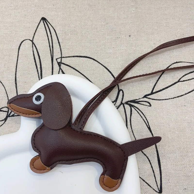 

Брелок Corgi с 3D глазами, кулон, маленькое животное, декоративная кожаная сумка, подвеска, милый мультяшный брелок для ключей с собакой, аксессуары, подарок для детей