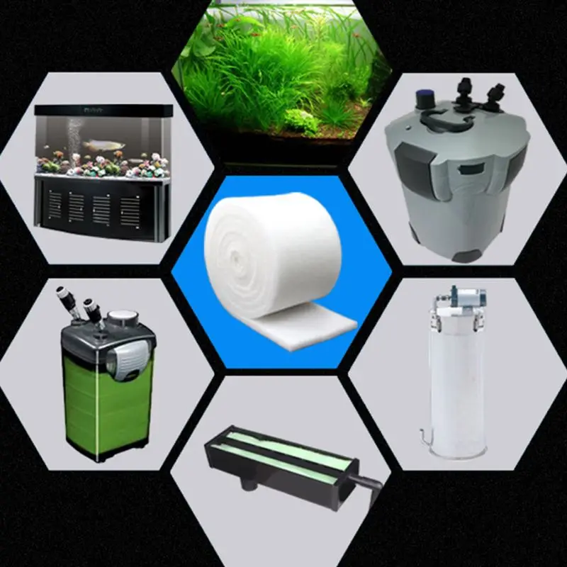 Fish for Tank Filter Aquarium Filter Media High-density Purification Sponge Roll Eco-friendly Material Filter Accessorie