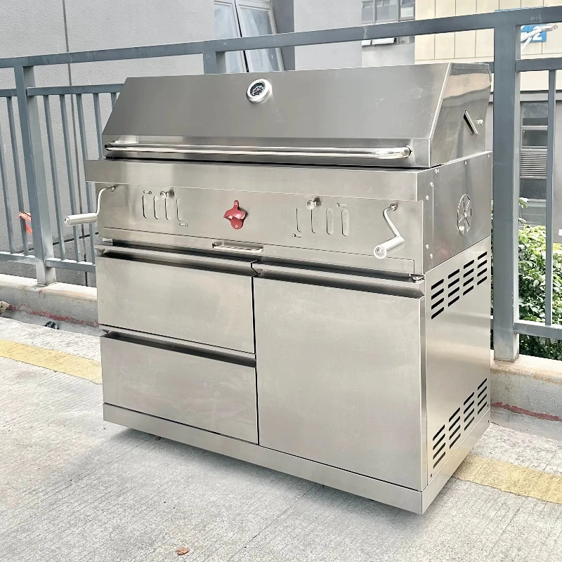 

Hot Selling Modern Premium All Weather 304 Stainless Steel Patio Grill Spacious BBQ Space, Quick Heating