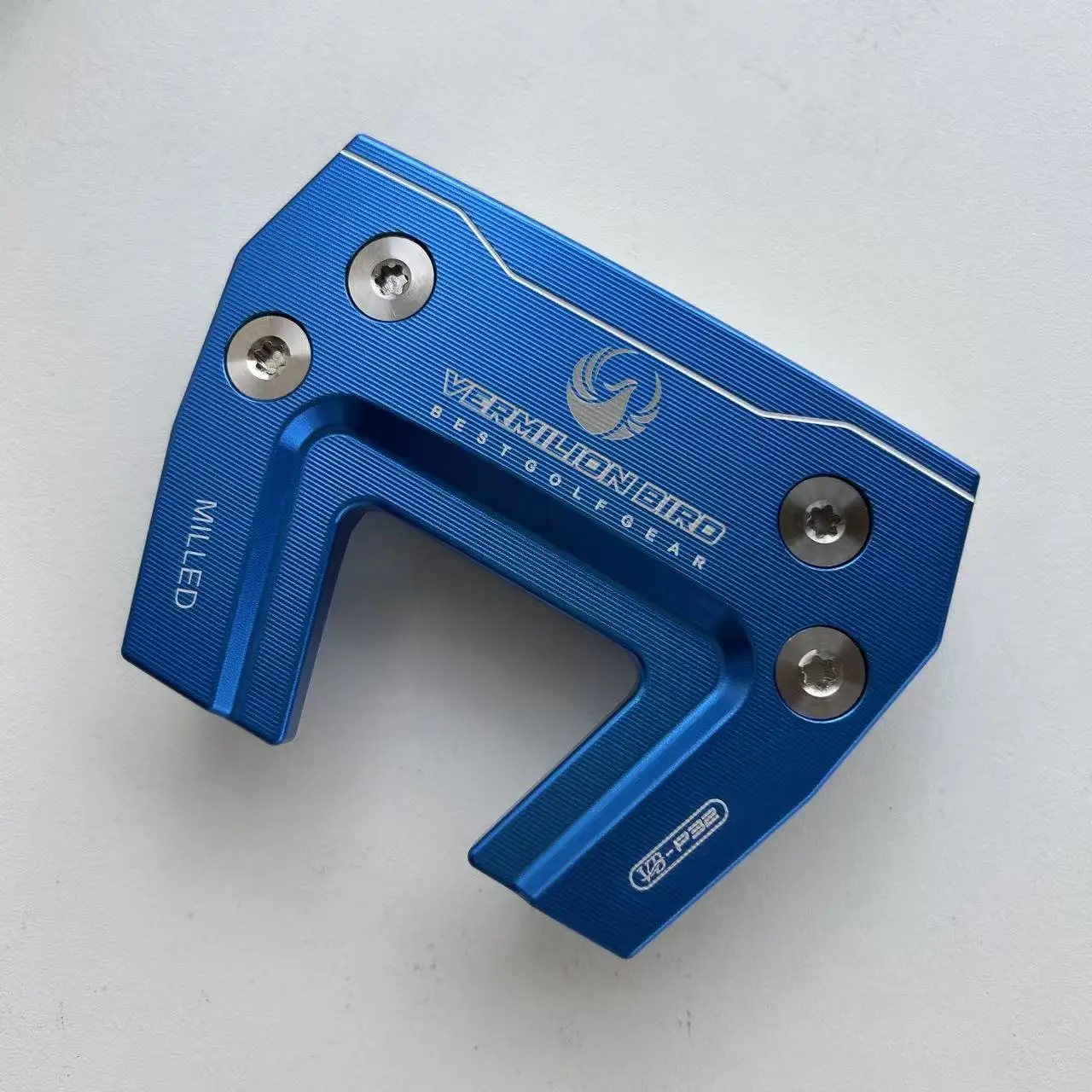 Vermilion Bird P32 U Shape Golf Mallet Putter Head High MOI CNC Milled Adjustable Weight Golf Putting Club Black Blue Optional