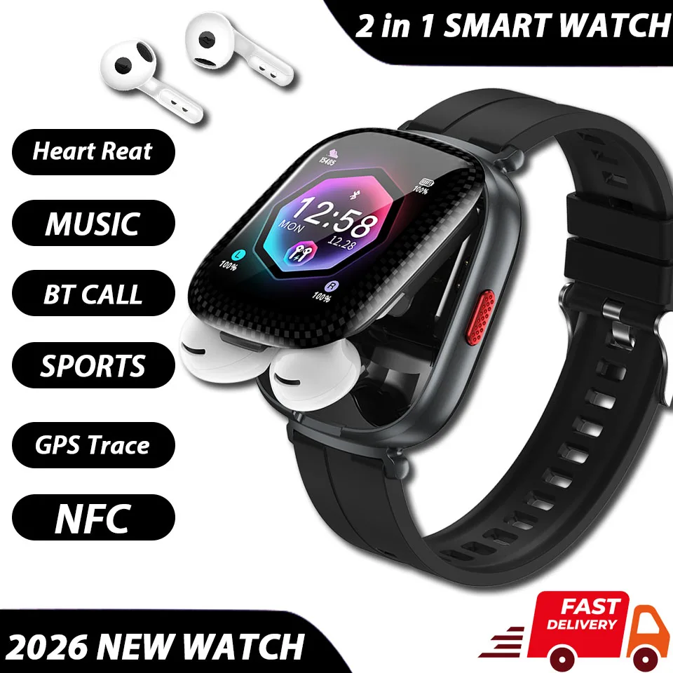 BT Call Blue Tooth Headphones Watches 2.01