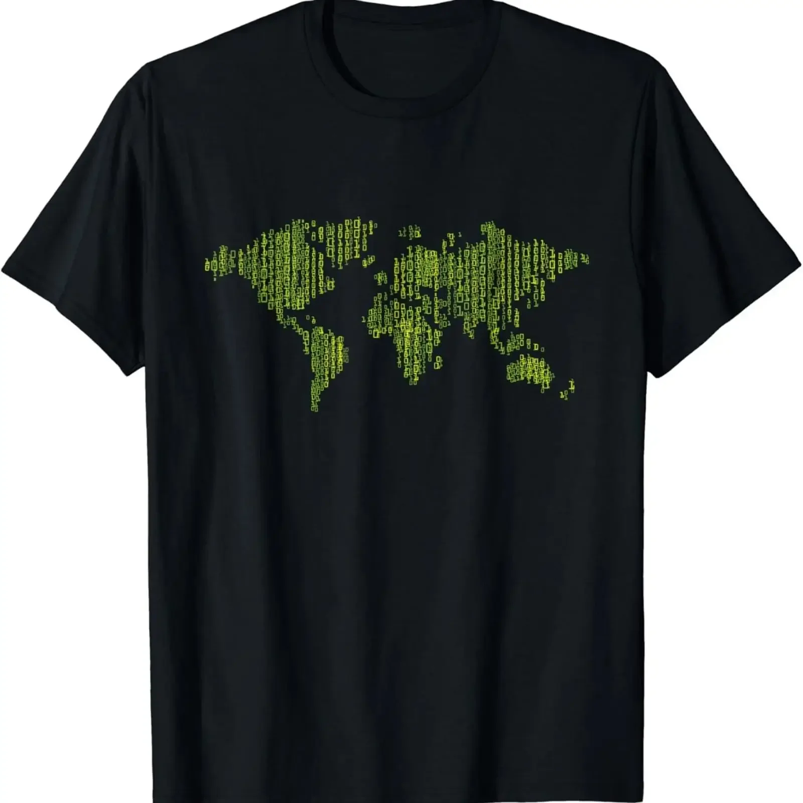 Binary World Computer Coding Programmer T Shirt vintage Washed fashion Unisex designer clothes Soft Breathable